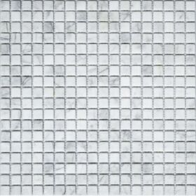 Stone mosaic Bianco Carrara Tum 30,5х30,5