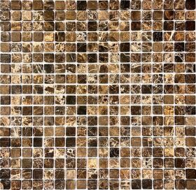 Stone mosaic Emperador Dark Tum 30,5х30,5