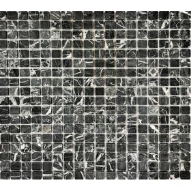 Stone mosaic NERO MARQUINA TUM 30,5х30,5