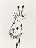 34051 LOUIS & ELLA decor "голова веселого улыбающегося жирафа"