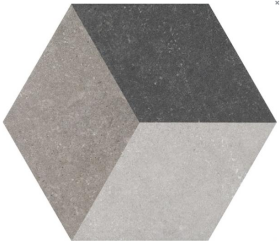 Traffic 3D Grey HEX 25