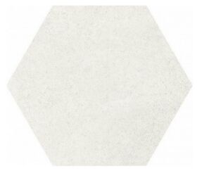 22092 Hexatile Cement White