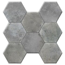 Hexagonal Cement Gris