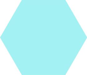 Basic Hexagon Aqua