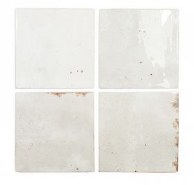 123075 Enamel Square White