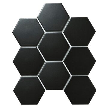 Hexagon big Black Matt (FQ83000/SBH4810)