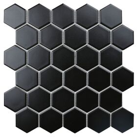 Hexagon small Black Matt (MT83000/IDL4810)