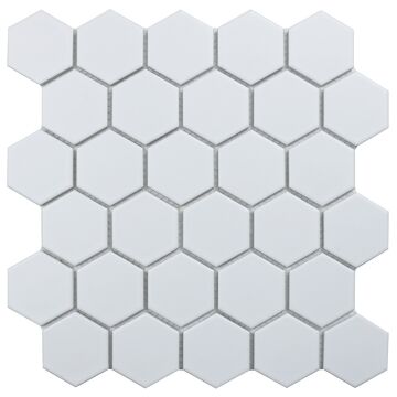Hexagon small White Matt (MT31000/LJ5108/IDL1005)