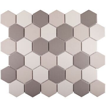 Hexagon small Grey Mix Antislip. (JMT55221)