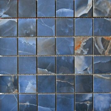 Sale Mosaico Onix Azul Polished