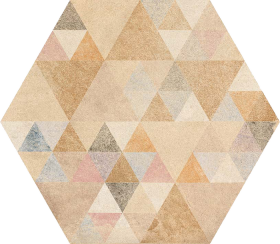 Hexagono Benenden Multicolor 23.3x26.8